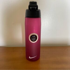 Nike Flip Top Training Water Bottle Cup 500ml Pink Gear New